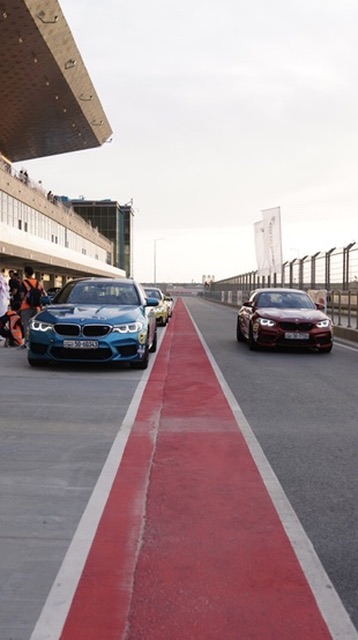 BMW M cars on track